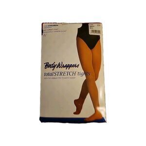 NWT Body Wrappers Total Stretch Tights White C33 Children Dance Theatre M/L Med